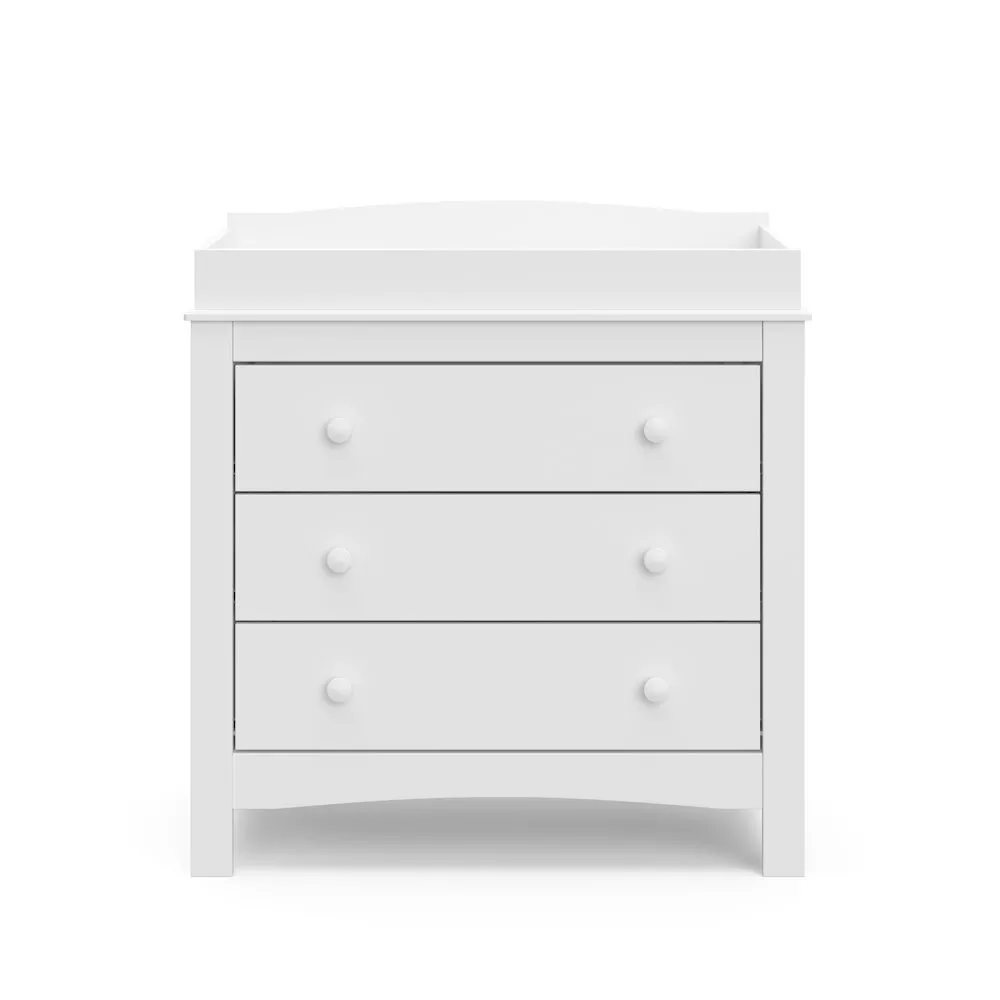 Graco Noah 3 Drawer Chest with Changing Topper (White)