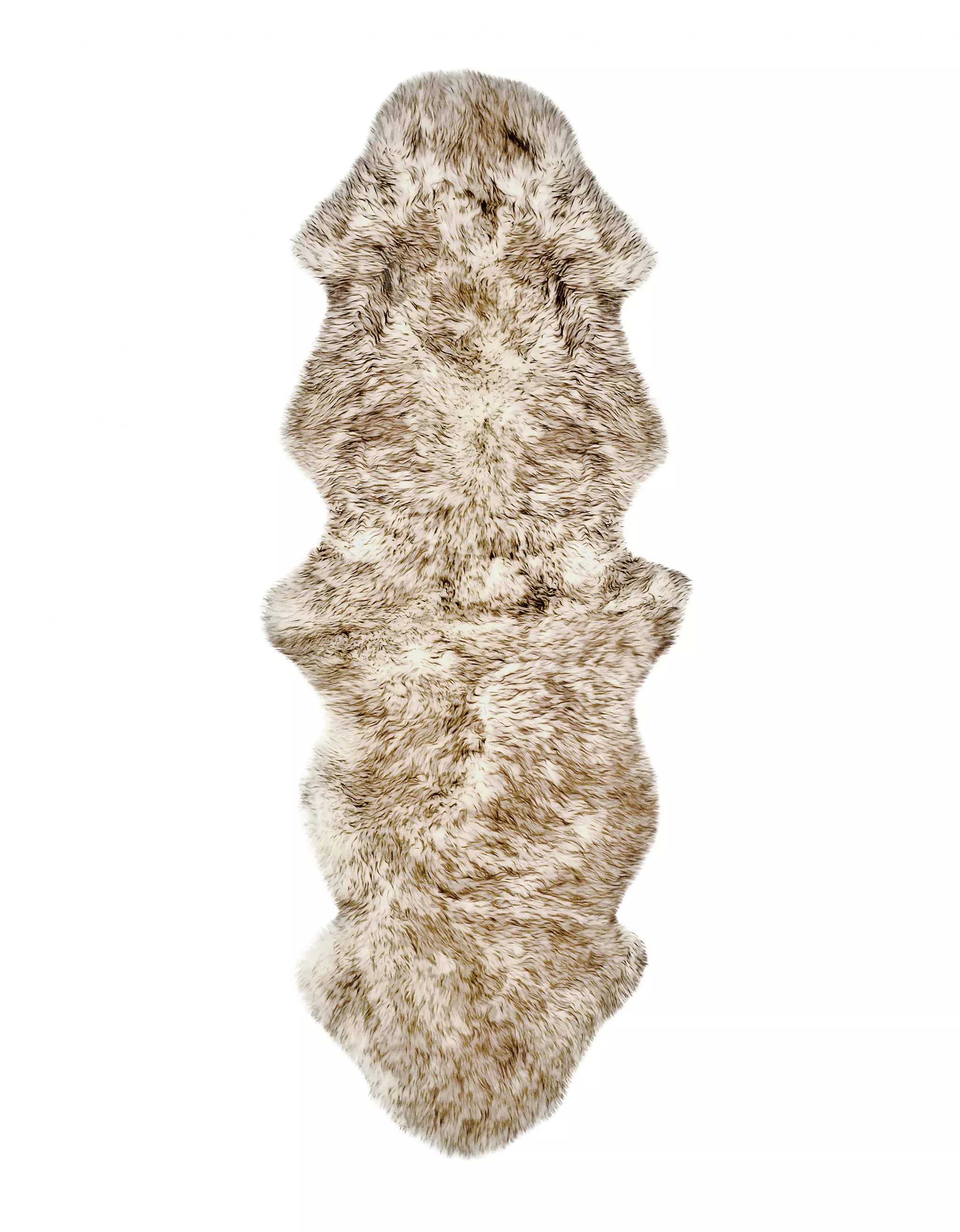 Gradient Chocolate Animal Print Area Rug