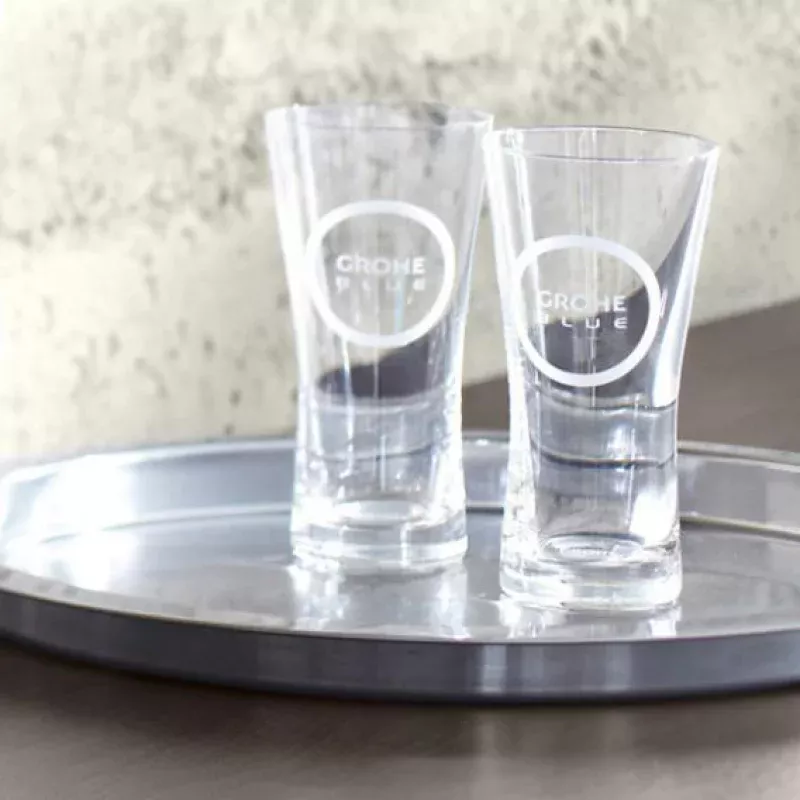 Grohe Blue water glasses