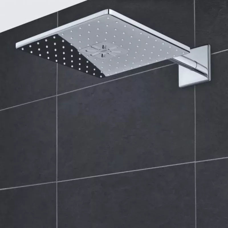 Grohe Rainshower 310 SmartActive Cube overhead shower set chrome