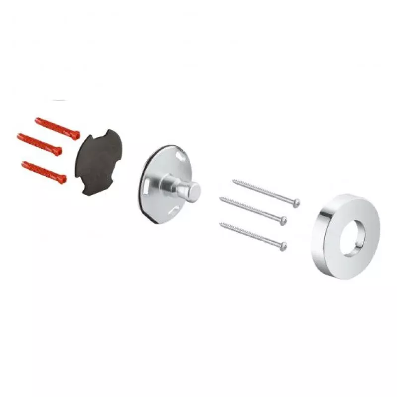 Grohe shower rail bracket chrome