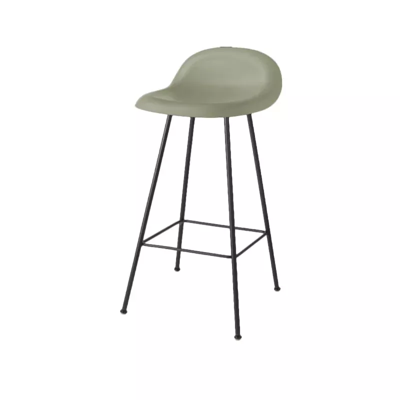 Gubi 3D Unupholstered Bar Stool - Center Base