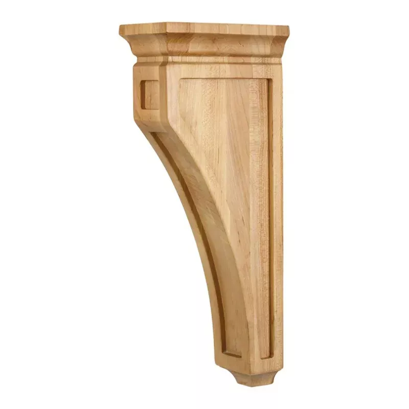Hardware Resources 3" x 6" x 14" Cherry Mission Style Bar Bracket