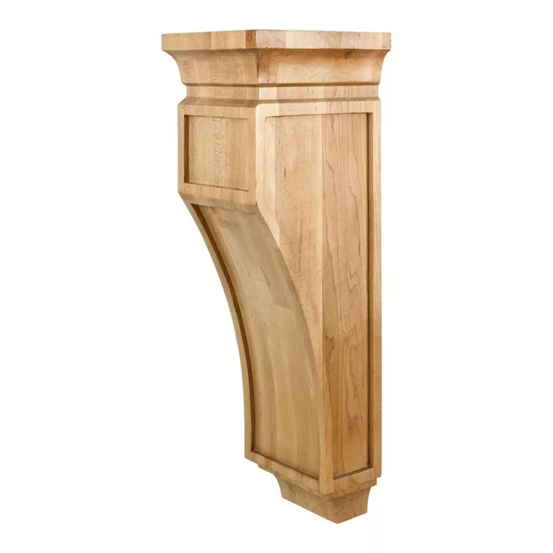 Hardware Resources 6-3/4" x 7-3/4" x 22" Cherry Mission Corbel