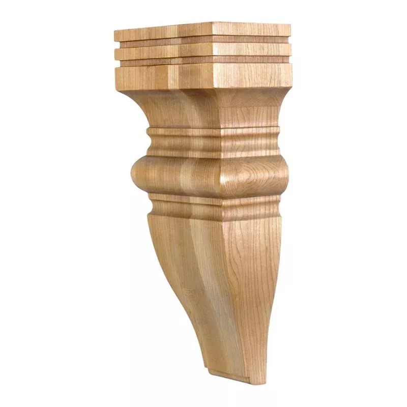 Hardware Resources 6" x 4" x 14" Cherry Baroque Corbel