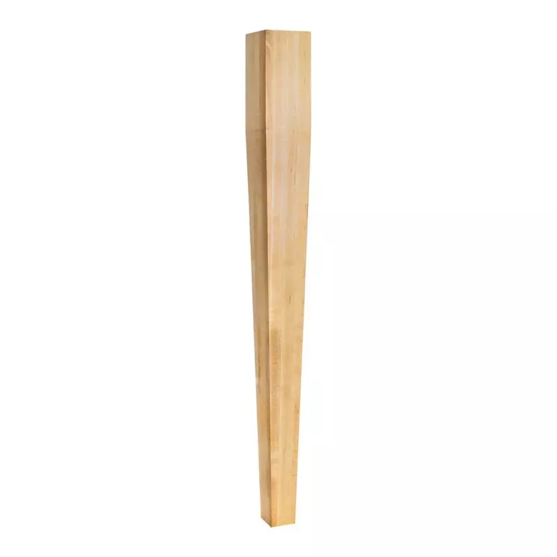 Hardware Resources Cherry Four Sided Tapered Wood Post
