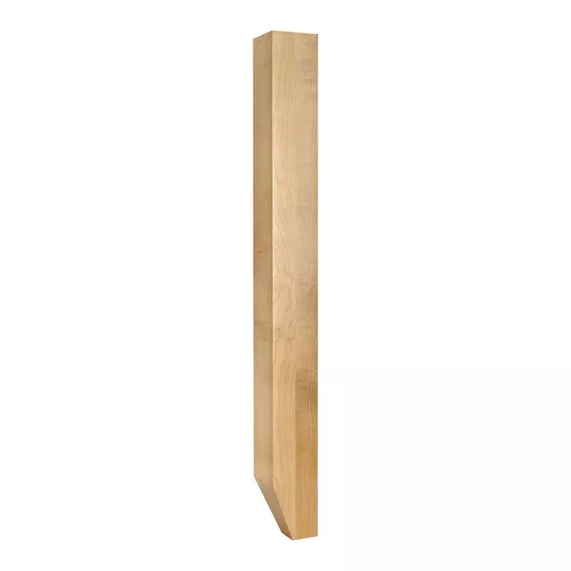 Hardware Resources Hard Maple Shaker Post with Tapered Foot