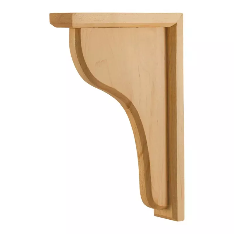 Hardware Resources Natural Hard Maple Simple Wood Bar Bracket