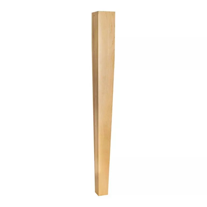 Hardware Resources Rubberwood Two Side Tapered Post