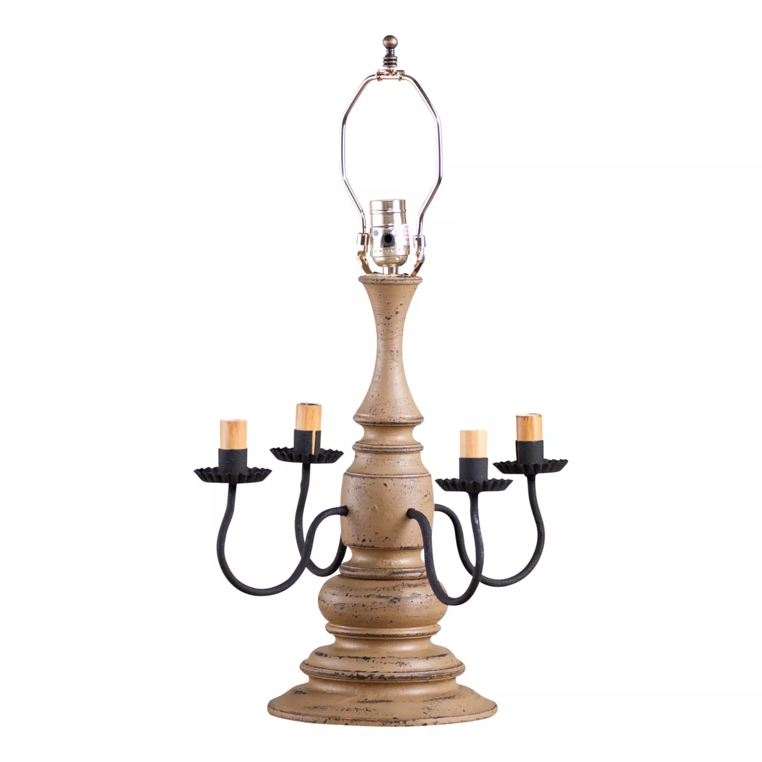 Harrison Lamp Base In Pearwood
