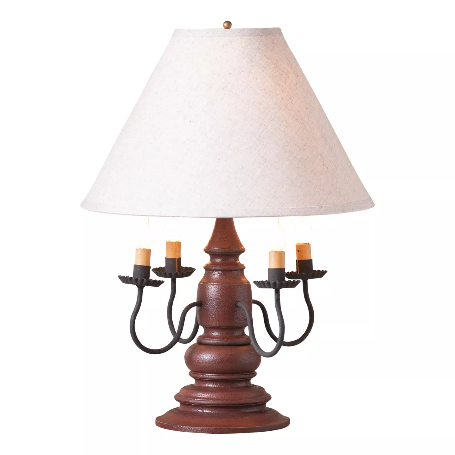 Harrison Lamp In Americana Red With Shade