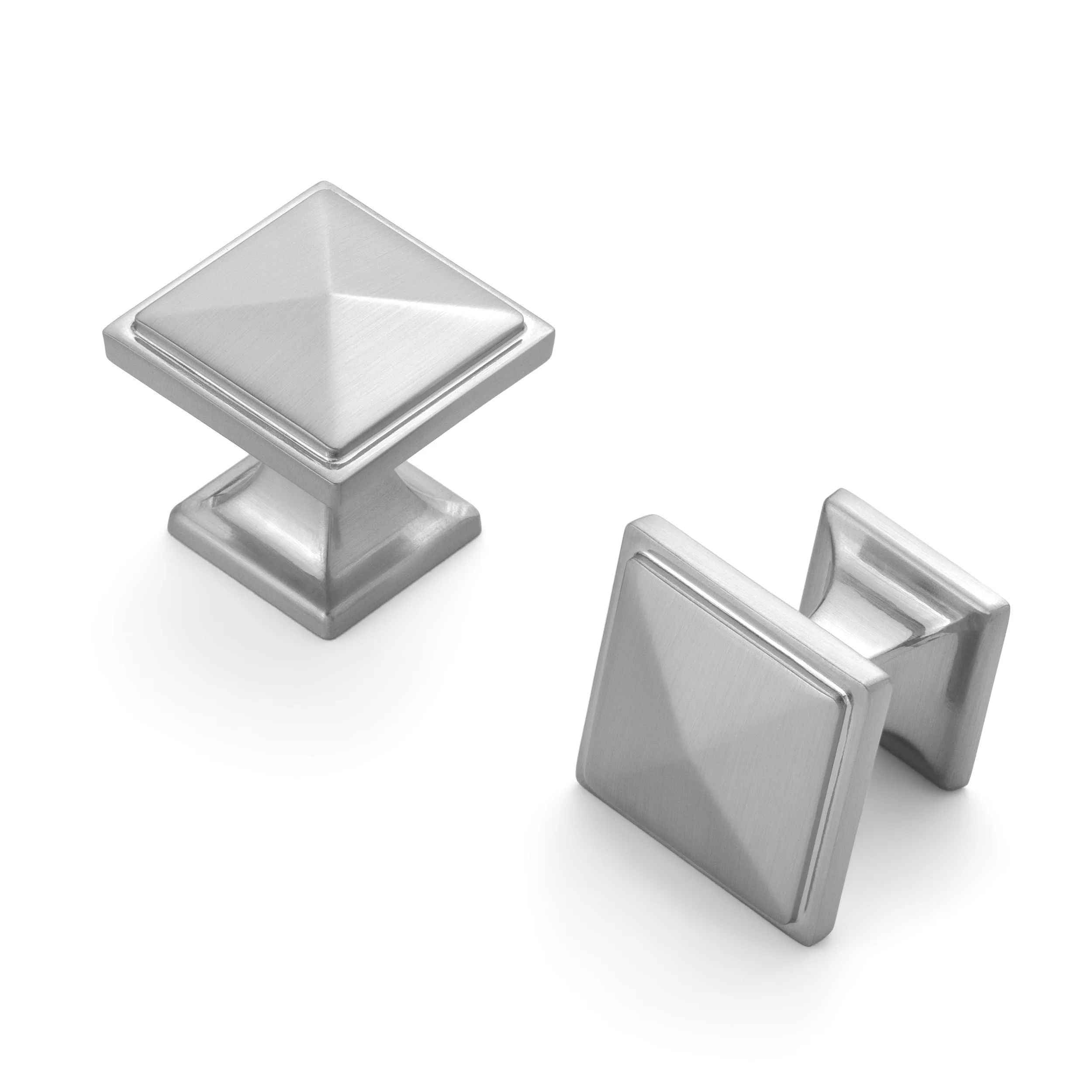 Hestia Hardware 10 Pack New Prism Square Cabinet Knobs