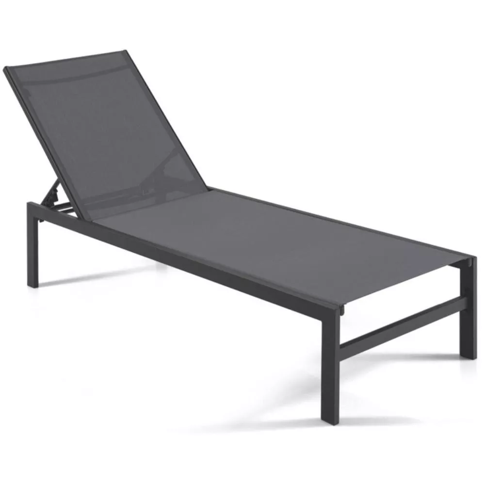 Hivvago 6-Position Chaise Lounge Chairs with Rustproof Aluminium Frame