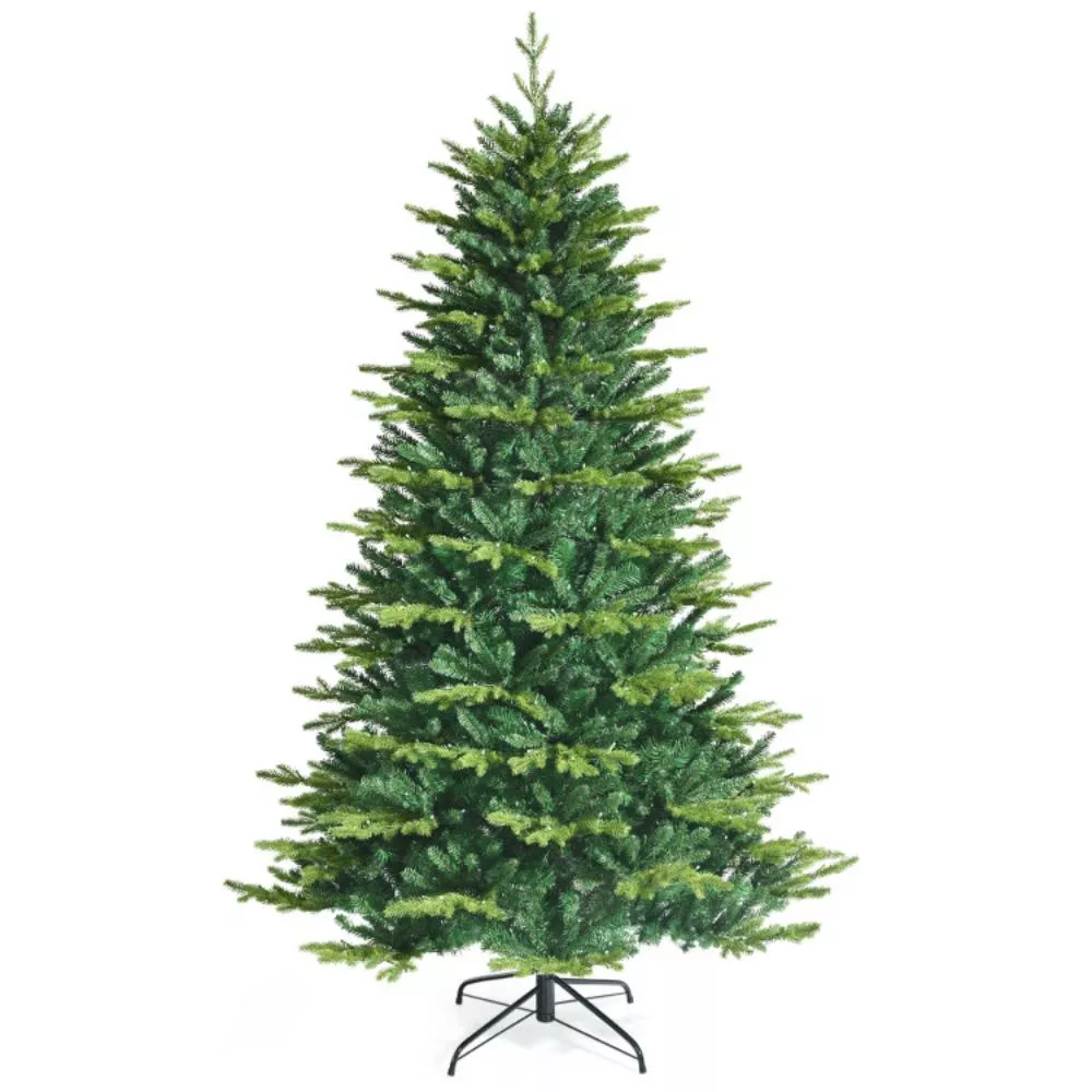 Hivvago Pre-lit Artificial Hinged Christmas Tree with APP Controlled LED Lights