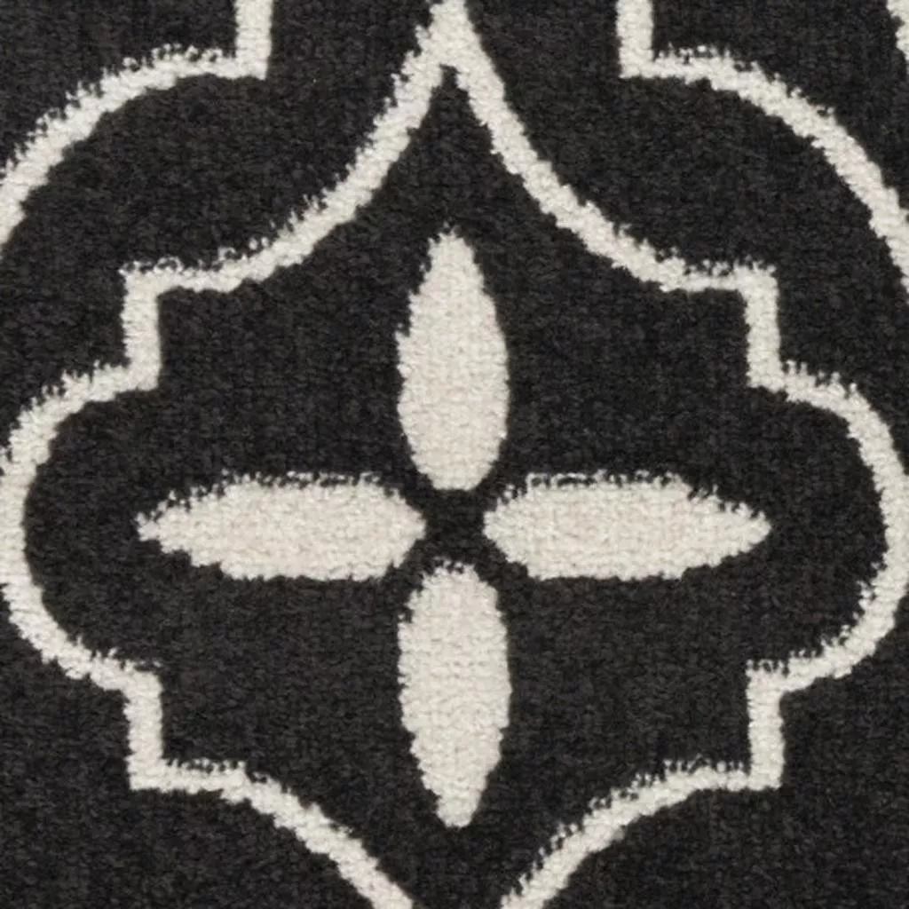 HomeRoots Floral Non Skid Runner Rug