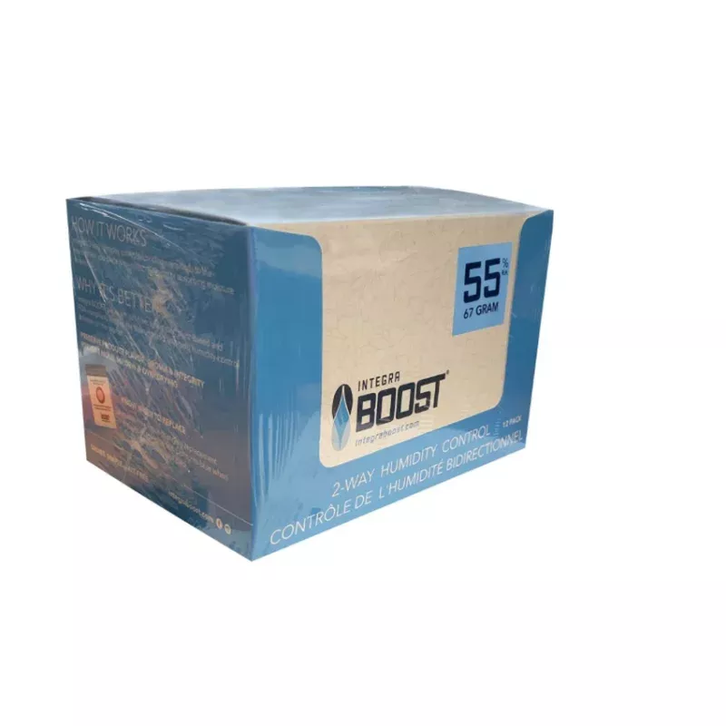 Integra Boost 67g RH 55% Humidity Pack - Individually Wrapped - (12 Count Display)