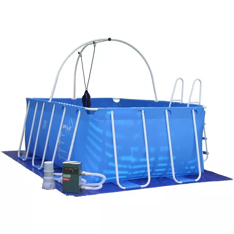 iPool Fitmax D Set - Resistance Lap Pool with Heater & Deluxe Filter Pump, Above-Ground Exercise Pool
