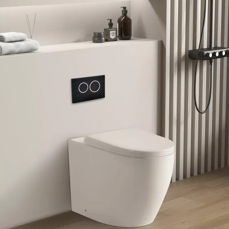 KDK Veda Back to Wall Package - Tornado Flush - Black or white