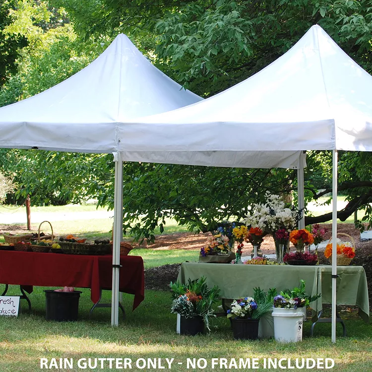 King Canopy Rain Gutter - Connect & Protect Your Canopies!