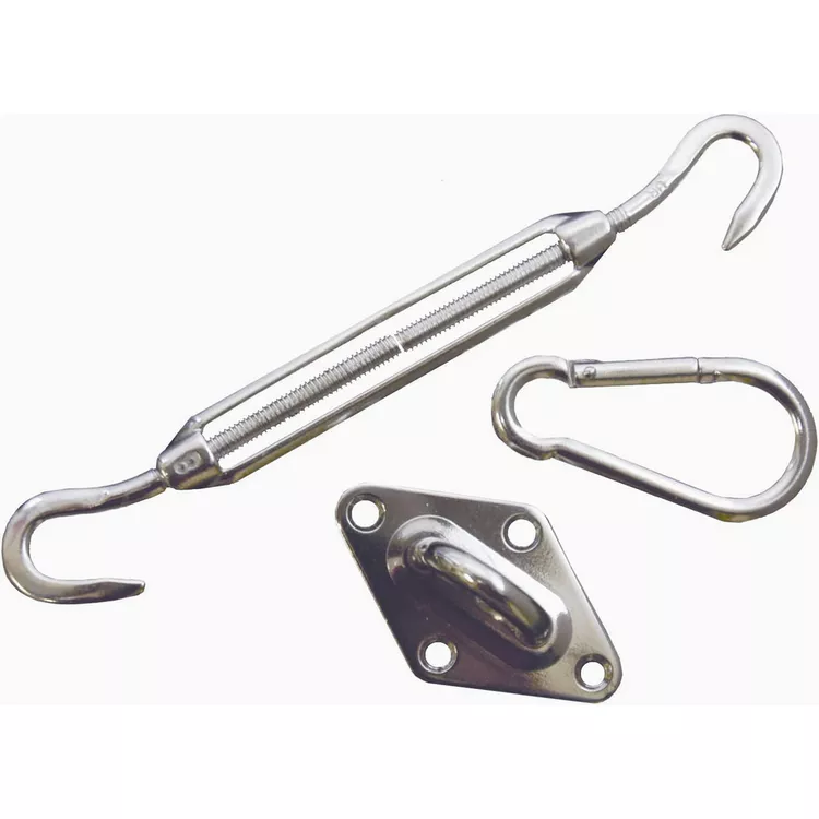 King Canopy Shade Sail Hardware - Triangle Installation Kit