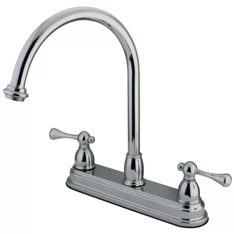 Kingston Brass Deck Mount 8" Centerset Kitchen Faucet