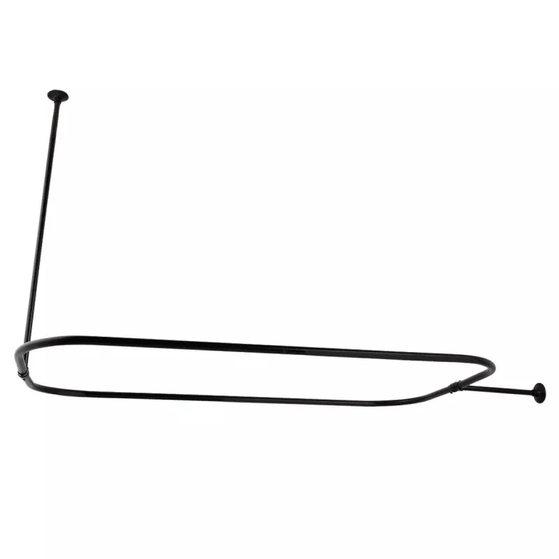 Kingston Brass Rectangular Shower Curtain Rod