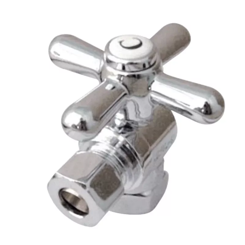 Kingston Brass Vintage Angle Stop with 3/8" IPS x 3/8" OD Compression