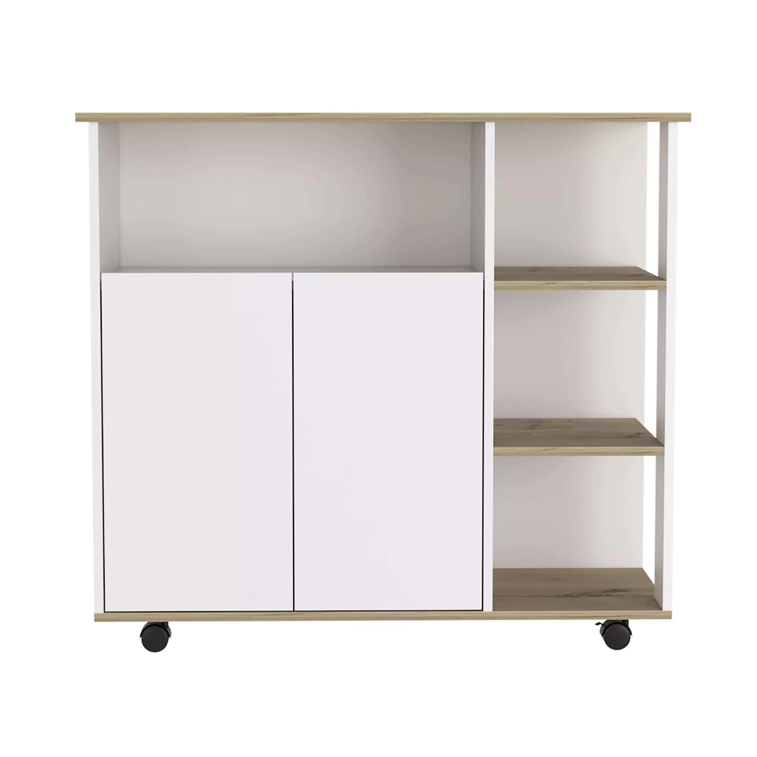 Kitchen Island Kamkacht, Kitchen, Light Oak / White