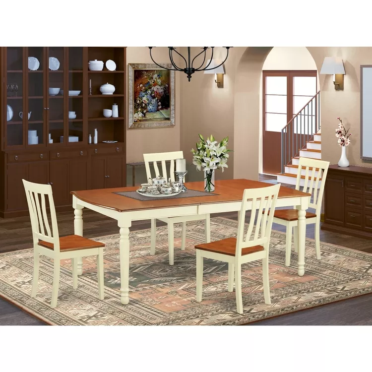 Kitchen Table Set for 4-6 | Dining Room Table with Chairs