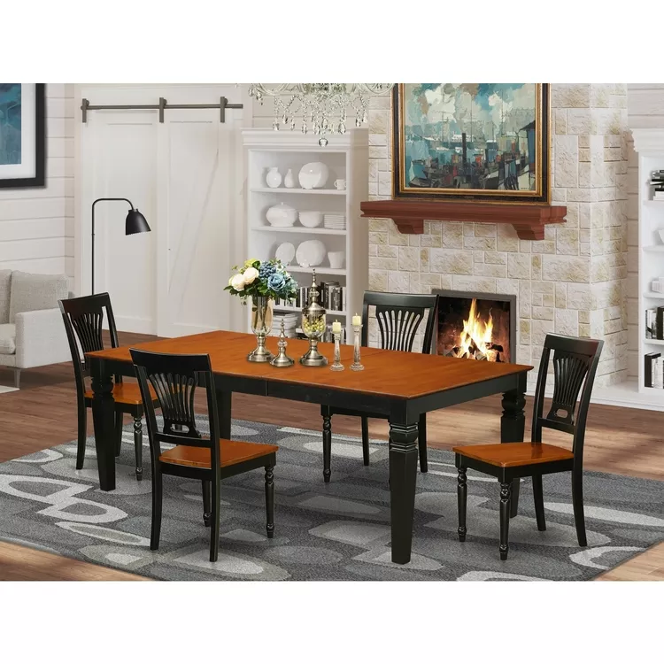 Kitchen Table Set - With A Dining Table And Kitchen Chairs