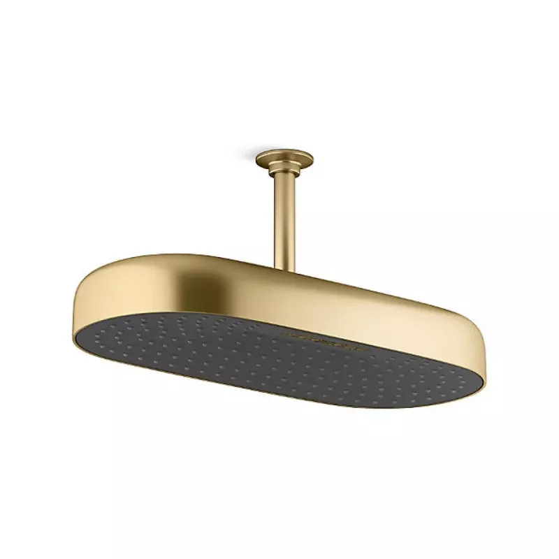 Kohler K-26297T-2MB STATEMENT Multi-Function 18" Deep Massage Showerhead (Roman Brass)