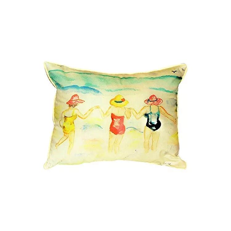 Ladies Wading Extra Large Zippered Pillow 20x24