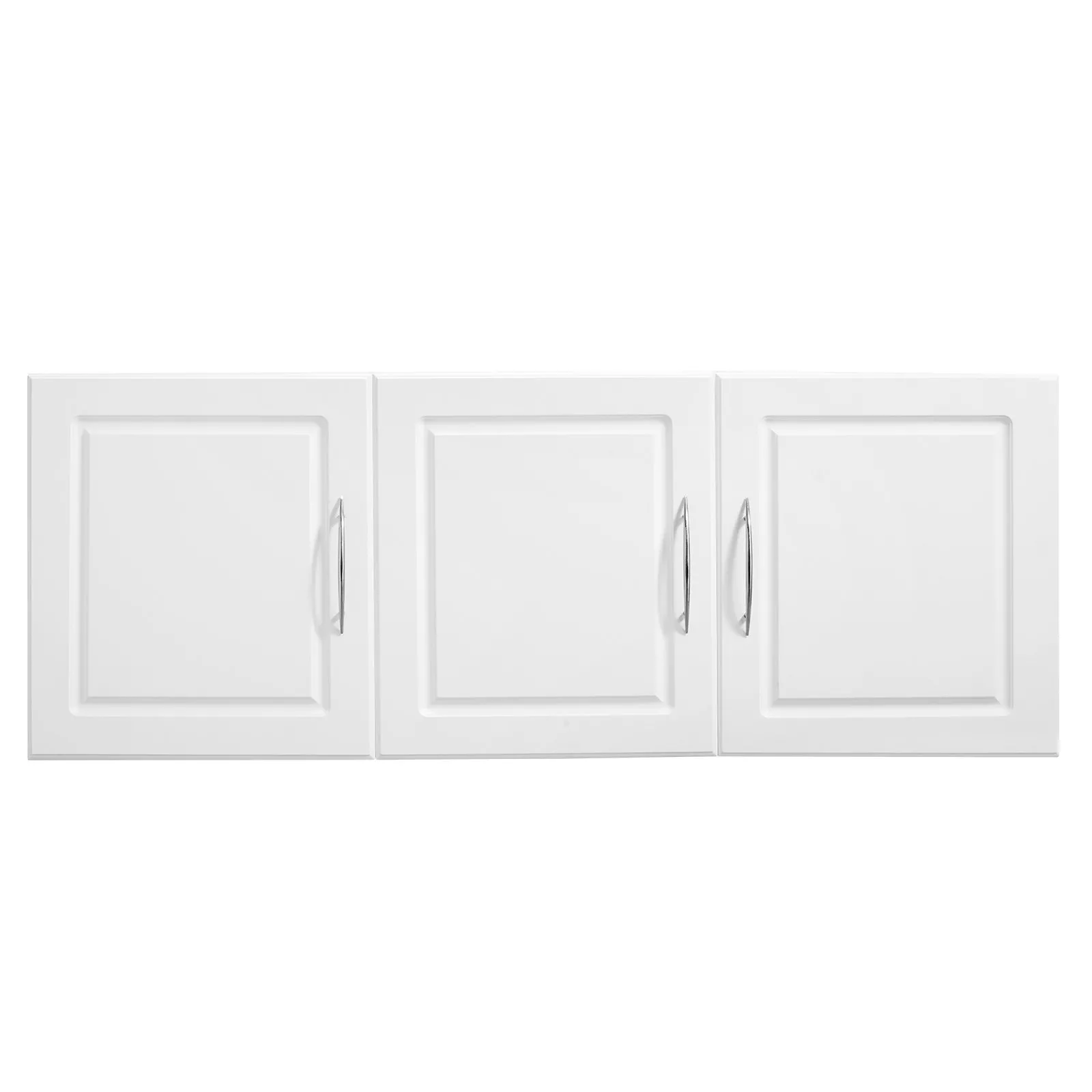 Laundry Room Wall Cabinet with 3 Doors, Adjustable Shelf and Storage Cupboard