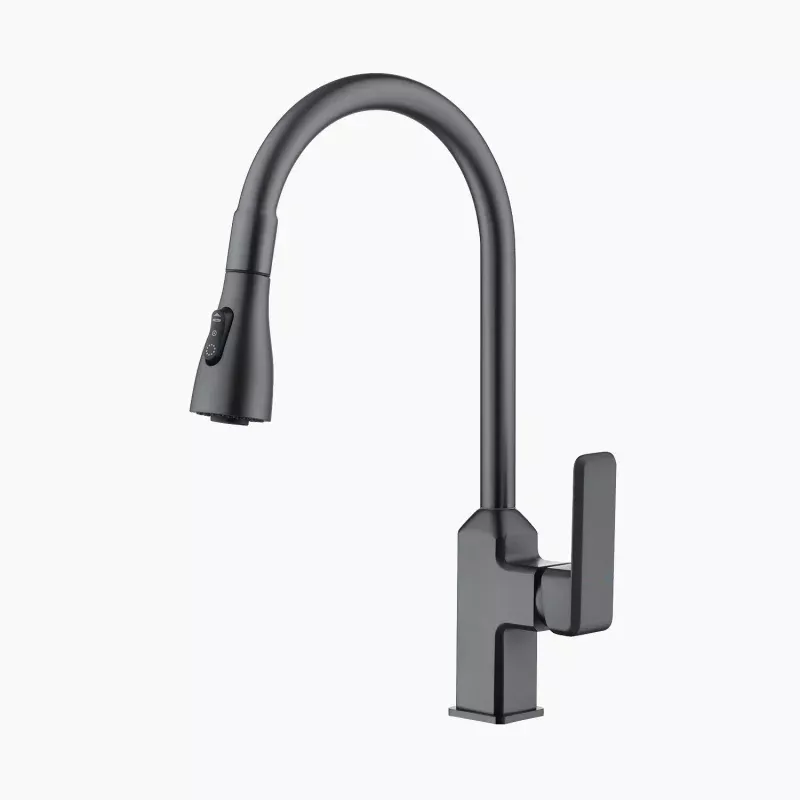 Lefton Kitchen Pull-Down Faucet with 3 Water Outlet Modes-KF2201