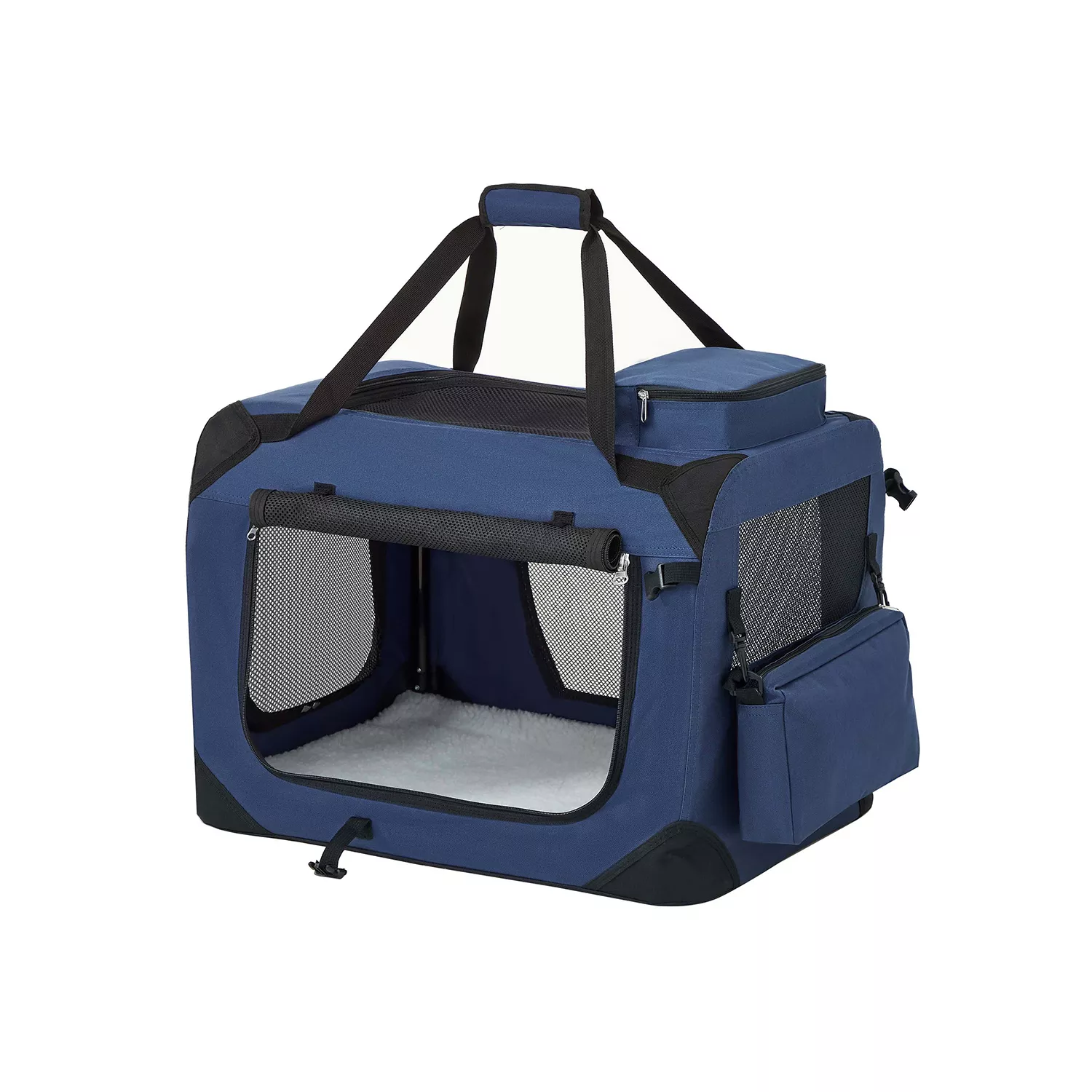 Lightweight Collapsible Soft Dog Crate For Dogs-Medium