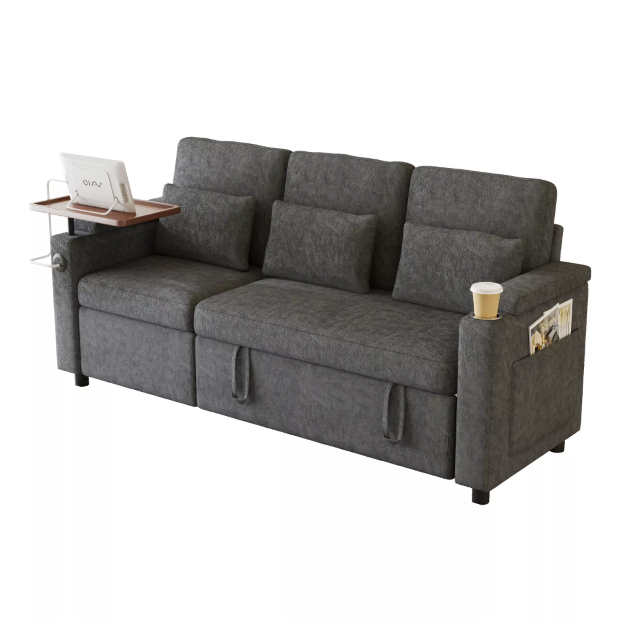 Lilkra 3-in-1 Convertible Sleeper Sofa