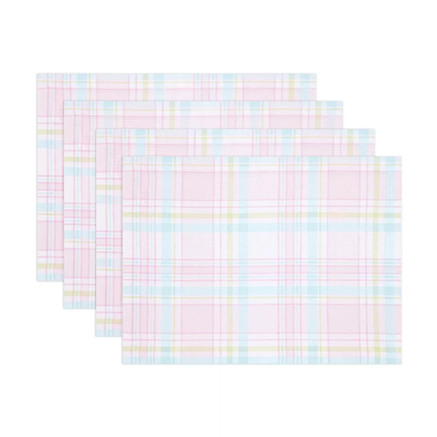 Linen Table Runner - Palm Beach Plaid