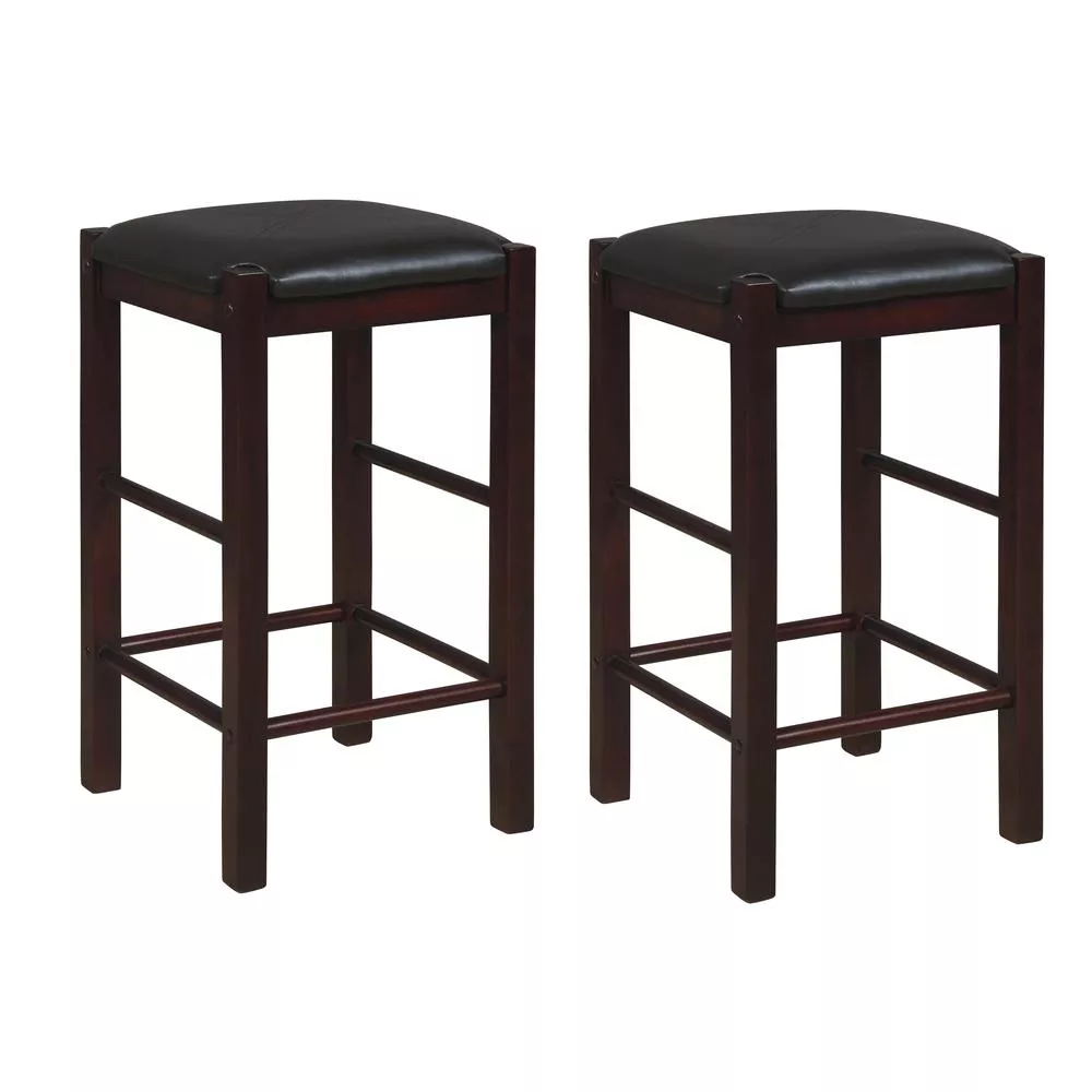 Linon Lancer Backless Counter Stools,Set Of 2
