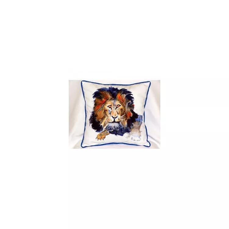 Lion Extra Large Zippered Pillow 22x22