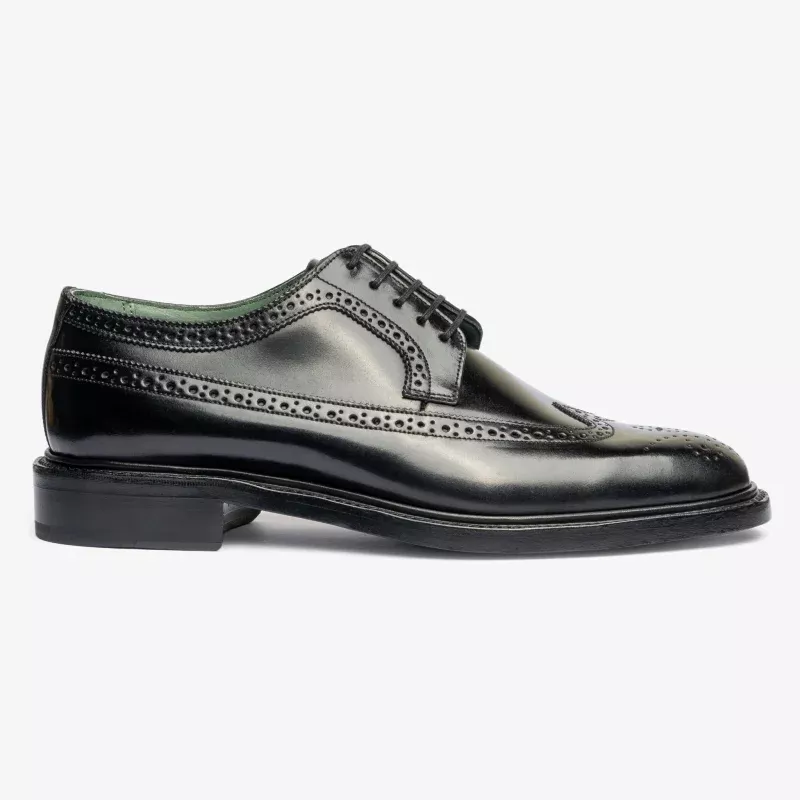 Longwing Derby - Black Shell Cordovan - Rui Last - Founders 25