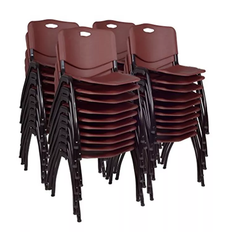 'M' Stack Chair (40 pack)- Burgundy