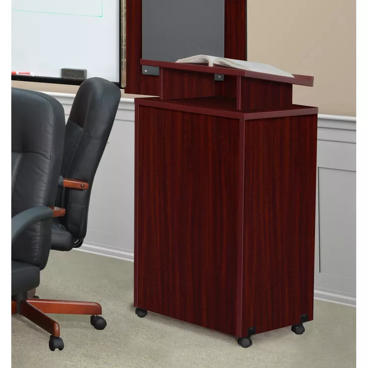 Mahogany Freestanding Lecterns for Public Speaking and Presentations - Regency Seating