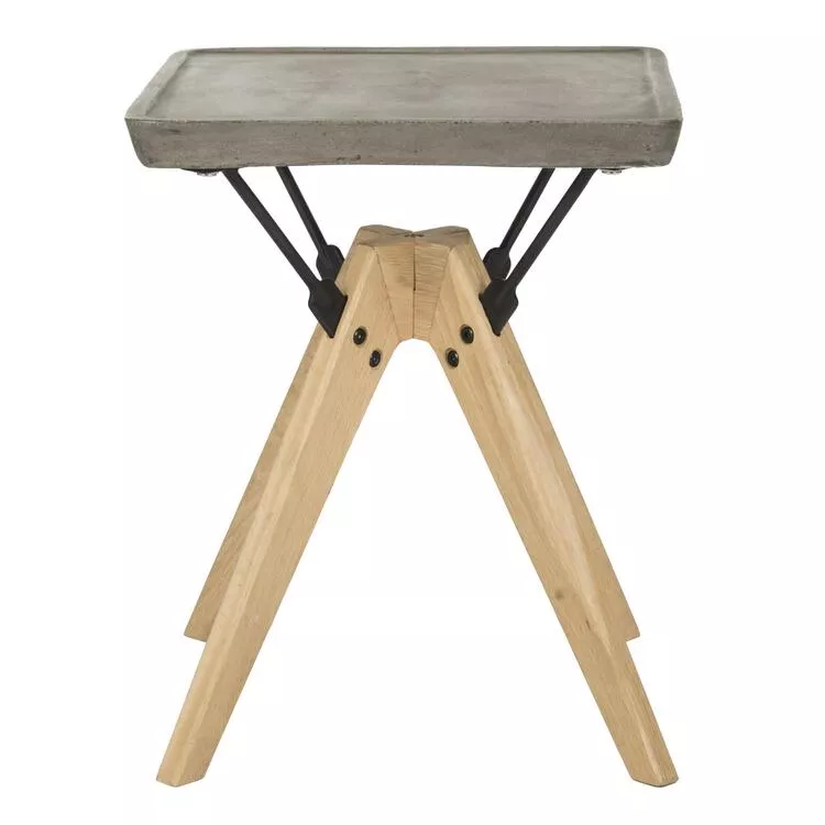 Marcio Modern Concrete Side Table Indoor-Outdoor