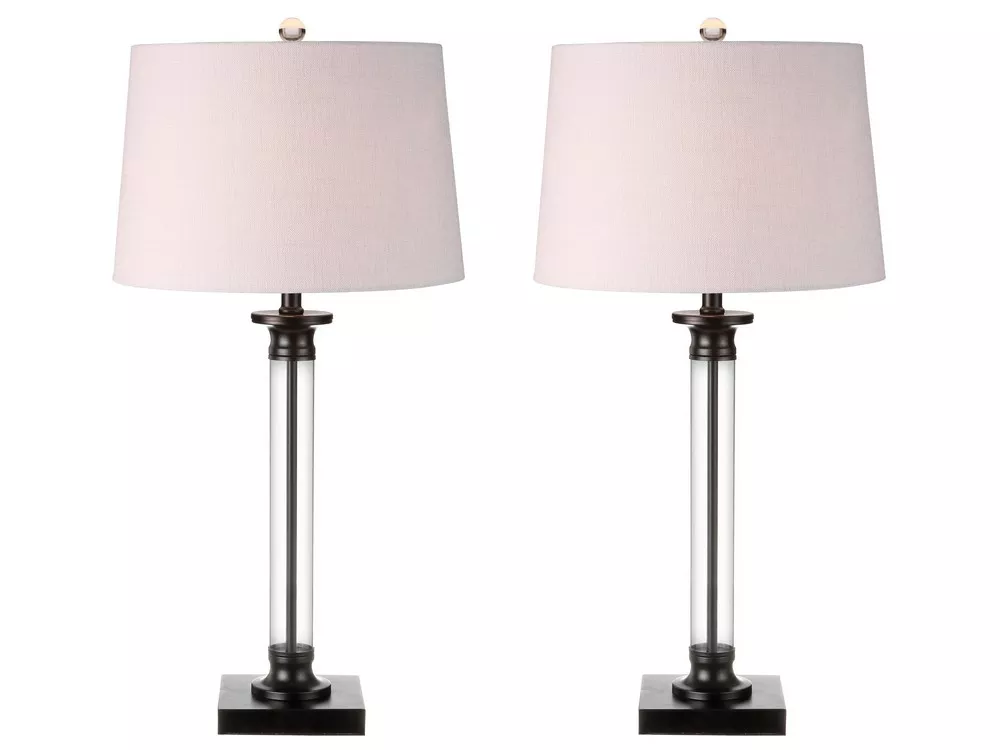Mason Glass and Metal LED Table Lamp