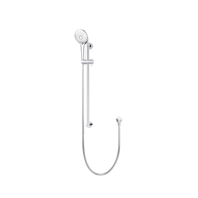 Meir - Round Three Function Hand Shower on Rail Column