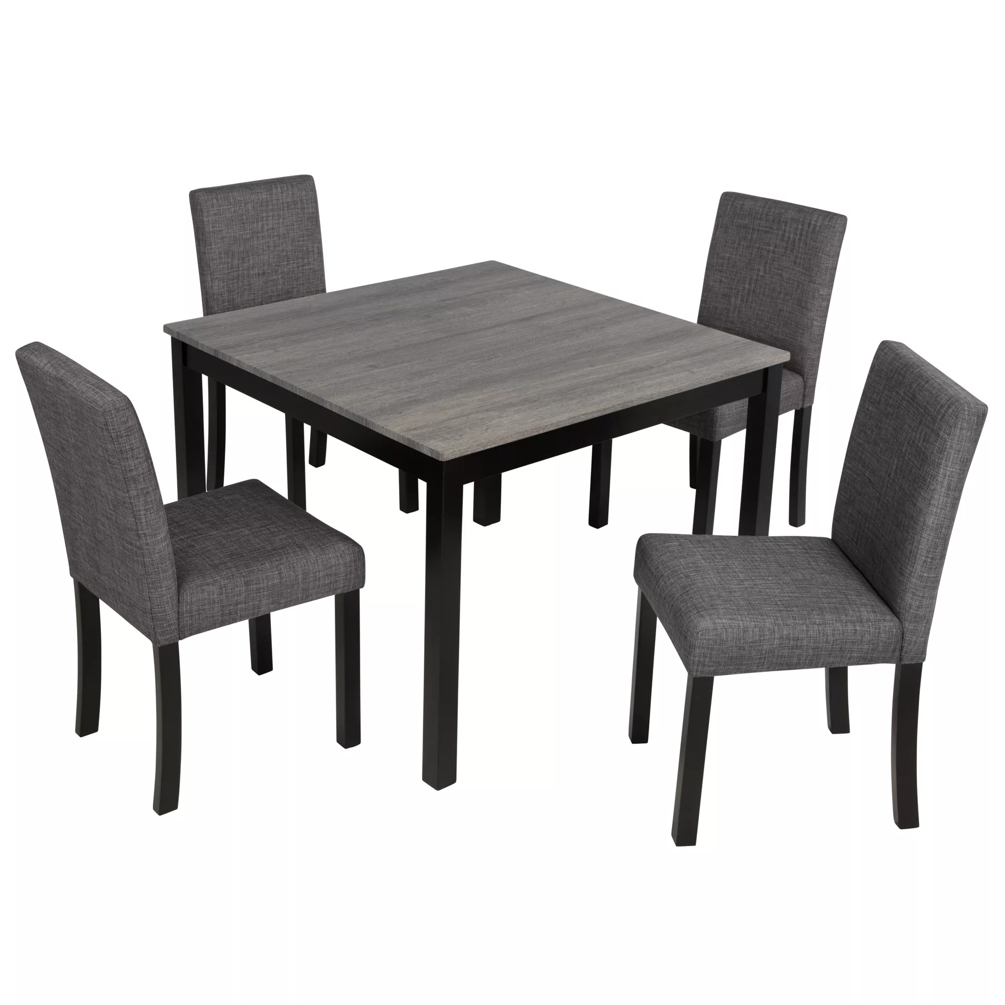 Merax 5-Piece Dining Table Set with 4 Chairs, Dining Table Set for 4 with Chairs