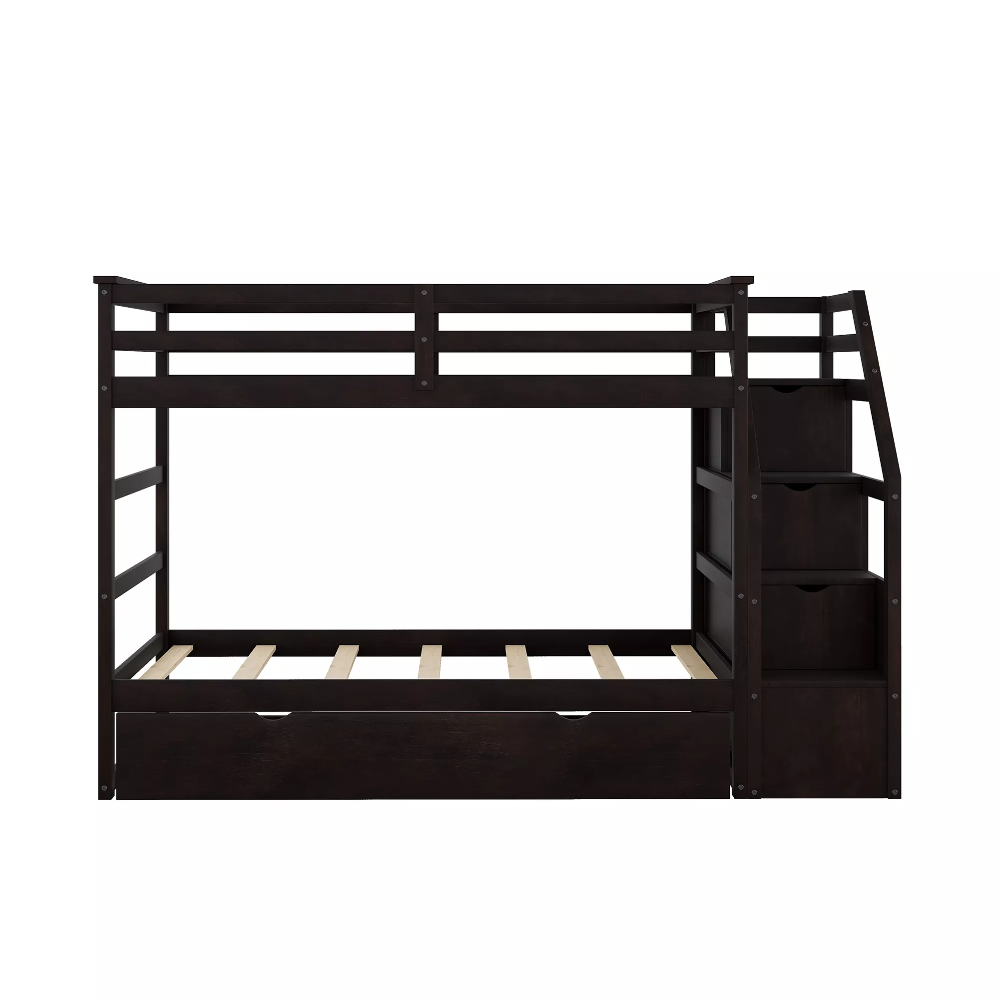 Merax Full Size platform bed with Storage Headboard
