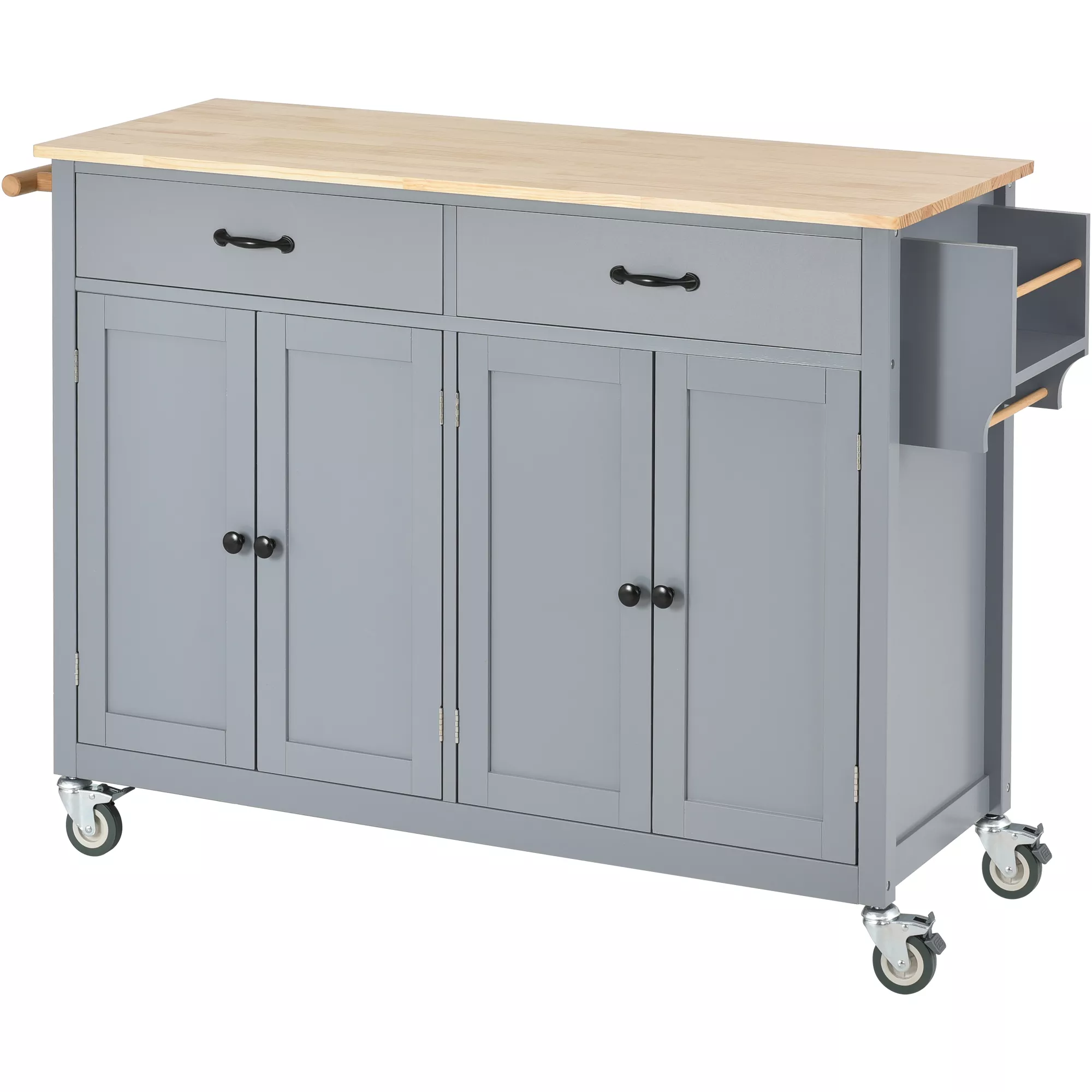 Merax Kitchen Island Cart