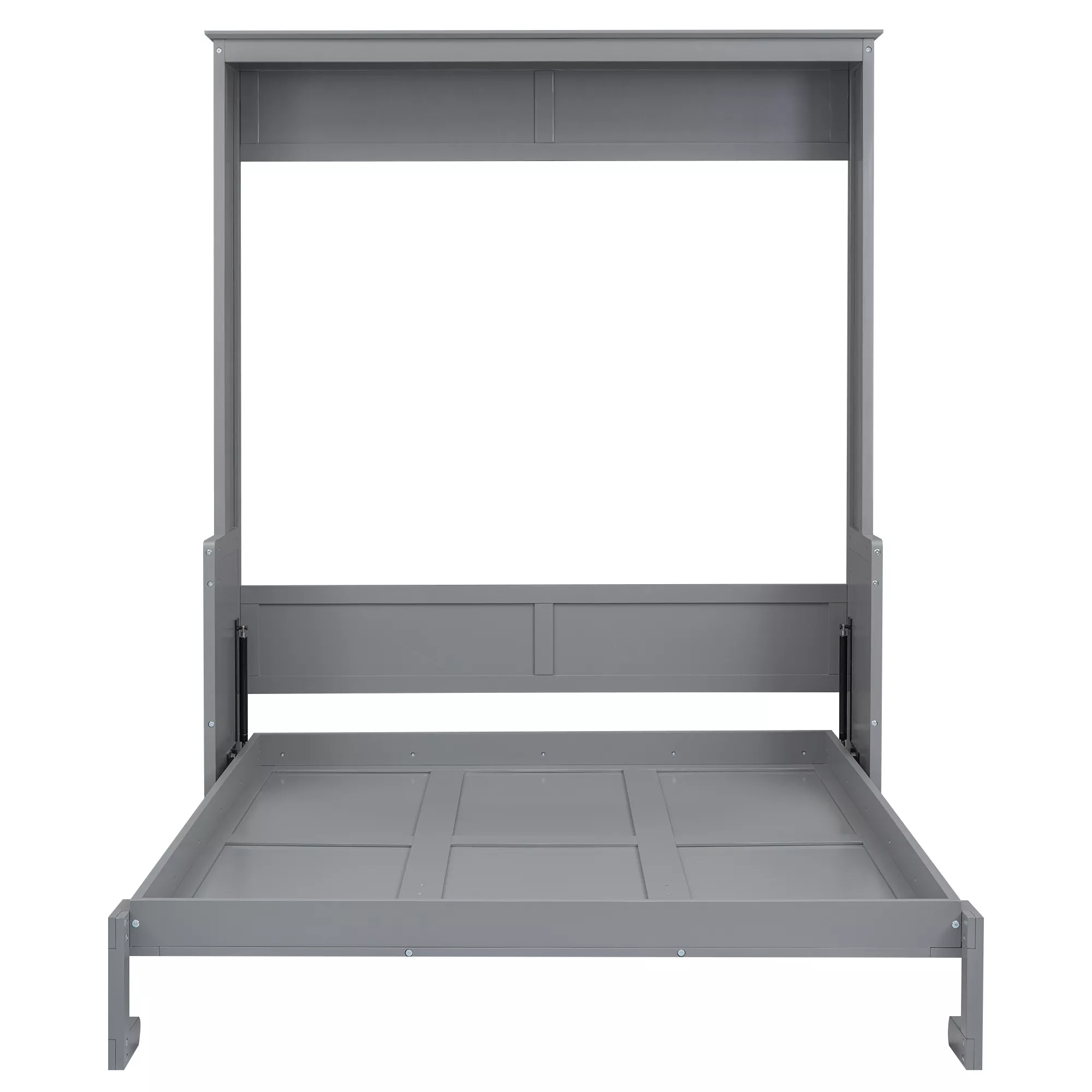 Merax Murphy Bed with a Shelf Cabinet Bed