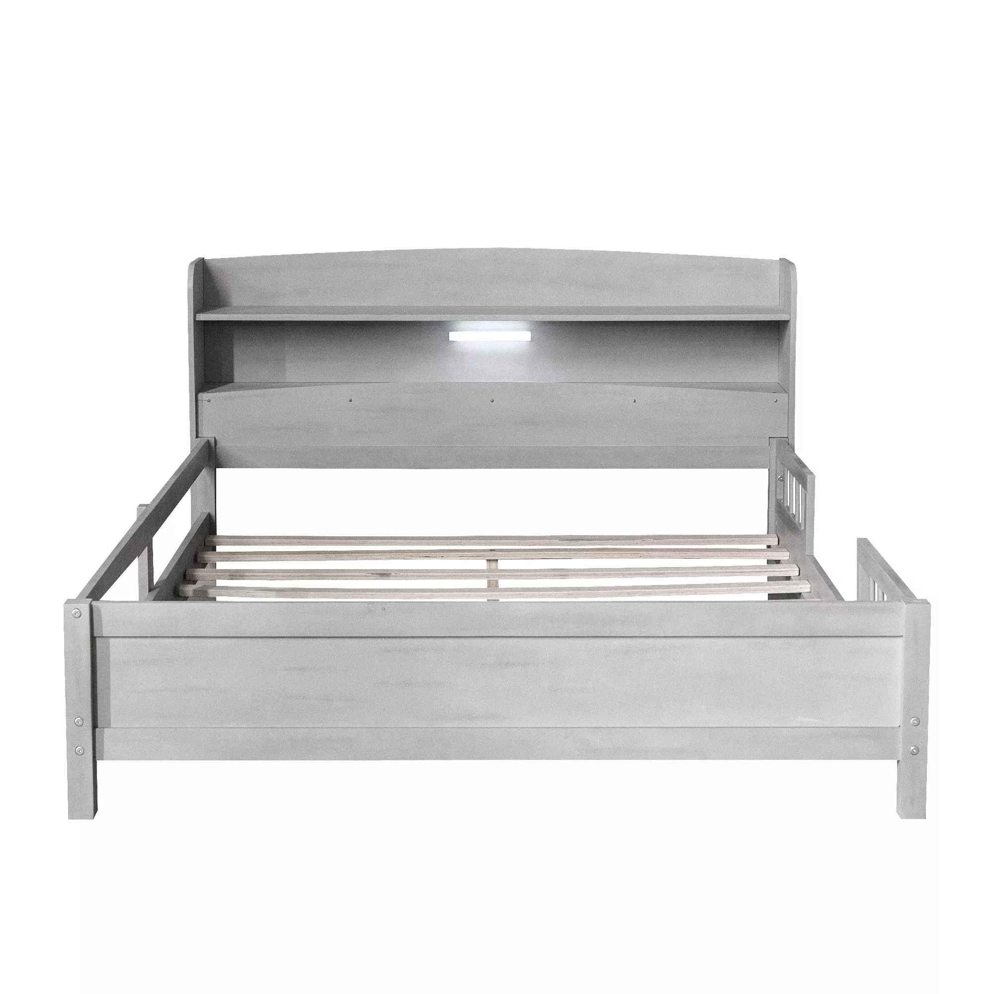Merax Platform Bed with Built-in LED Light